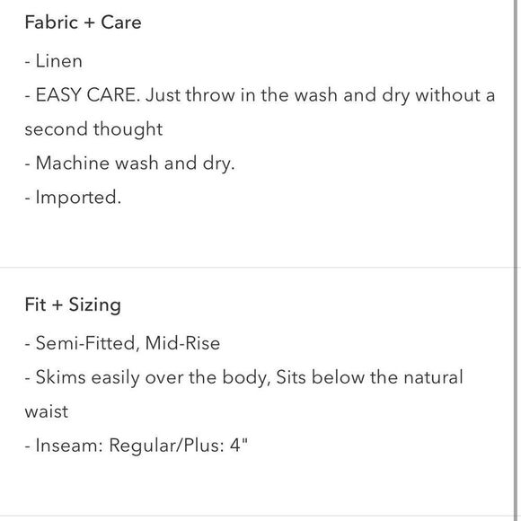 NWT Athleta Cabo 4” Linen Shorts 8 Cactus Peach - Picture 5 of 7